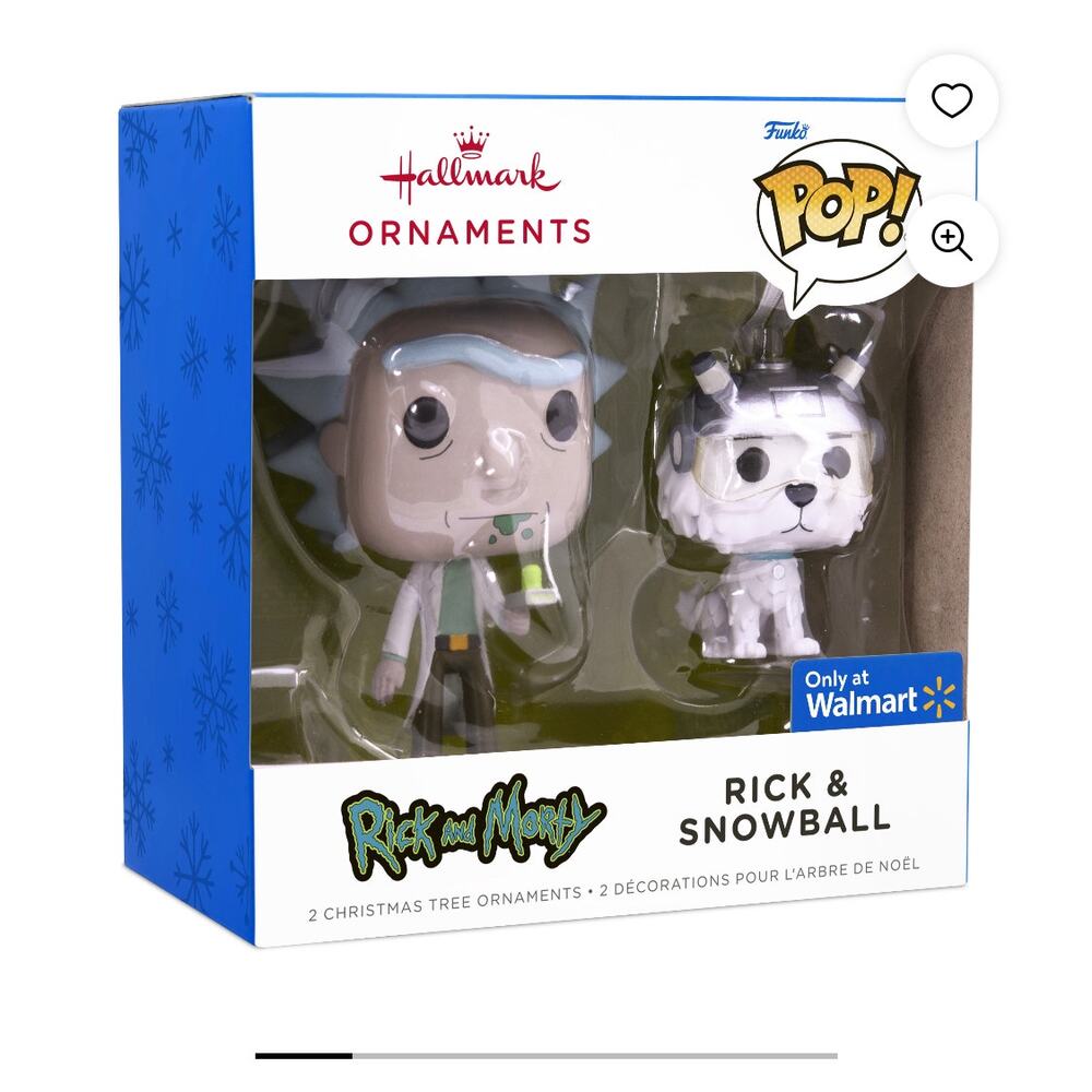 Funko Pop Rick and Morty Mystery Hallmark Ornaments snuffles New in BOX